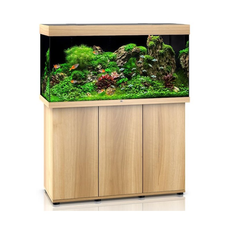 Juwel RIO 350 led avec meuble Bois clair