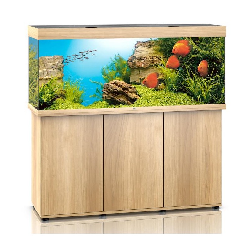 Ensemble aquarium et meuble Juwel Rio 450 led bois clair Ensemble aquarium et meuble Juwel Rio 450 led bois clair