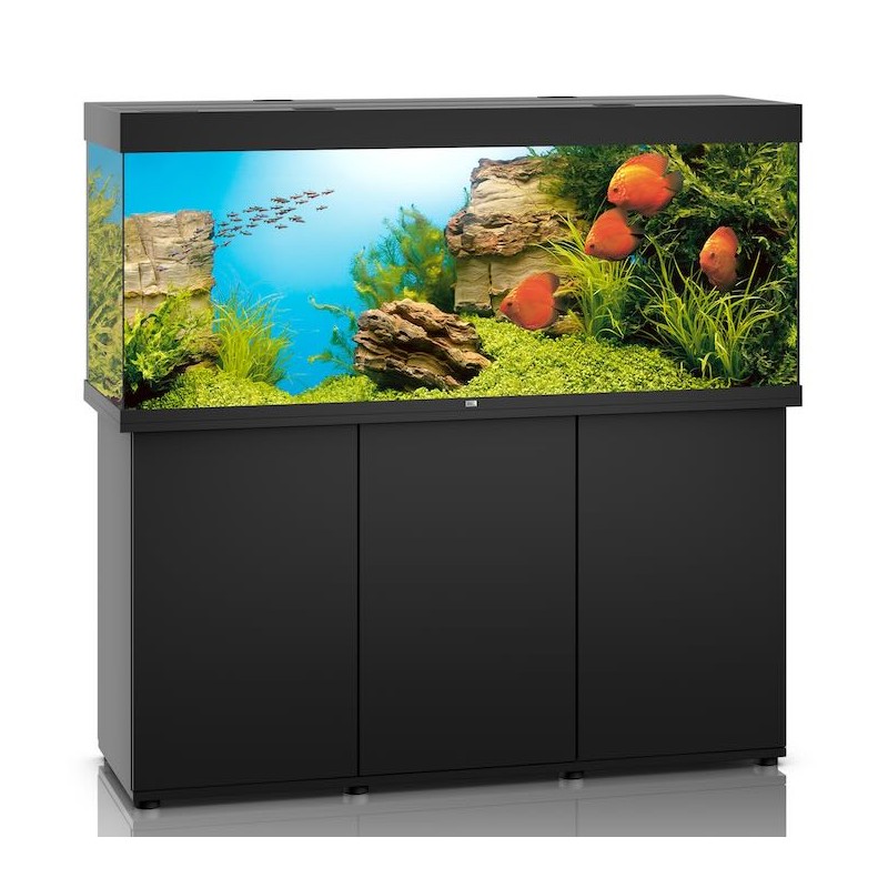 Ensemble Aquarium et meuble  Juwel Rio 450 led noir