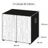Mesure meuble ULTRASCAPE 90