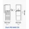 Mesures Shark Pro Nano 250