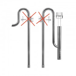 Lily Pipe inox avec skimmer 16 mm