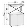 Meuble pour aquarium Juwel Rio 290