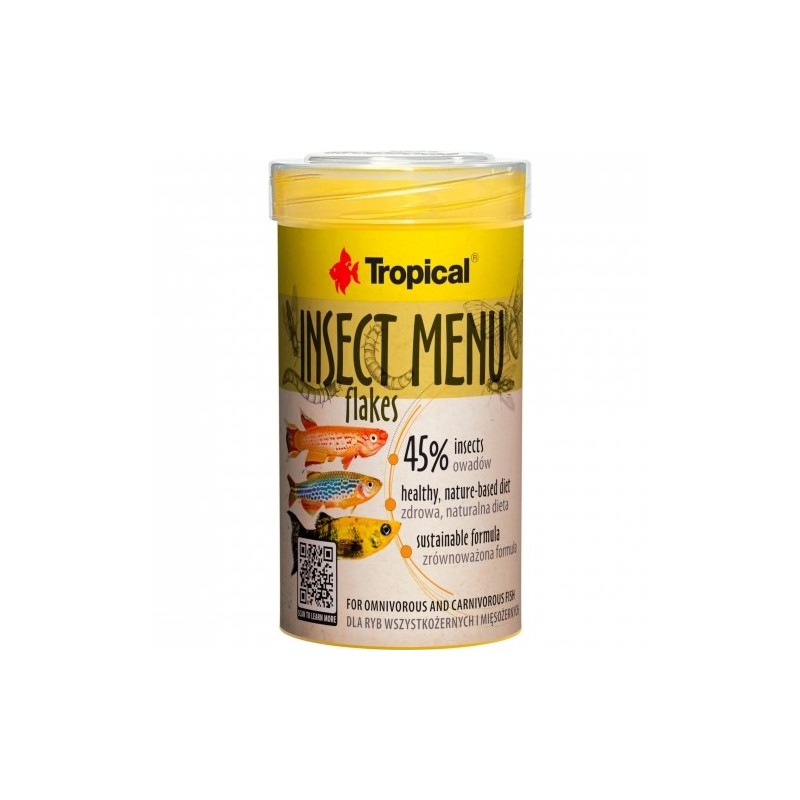 Tropical insect menu Flakes Tropical insect menu Flakes