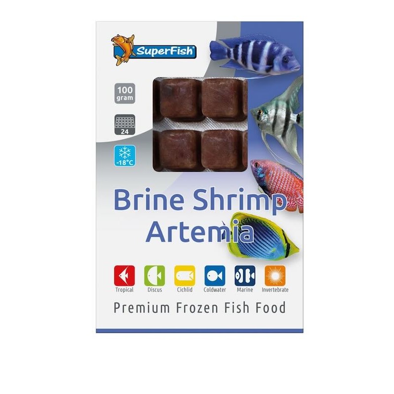 Artemias congelé pour aquarium