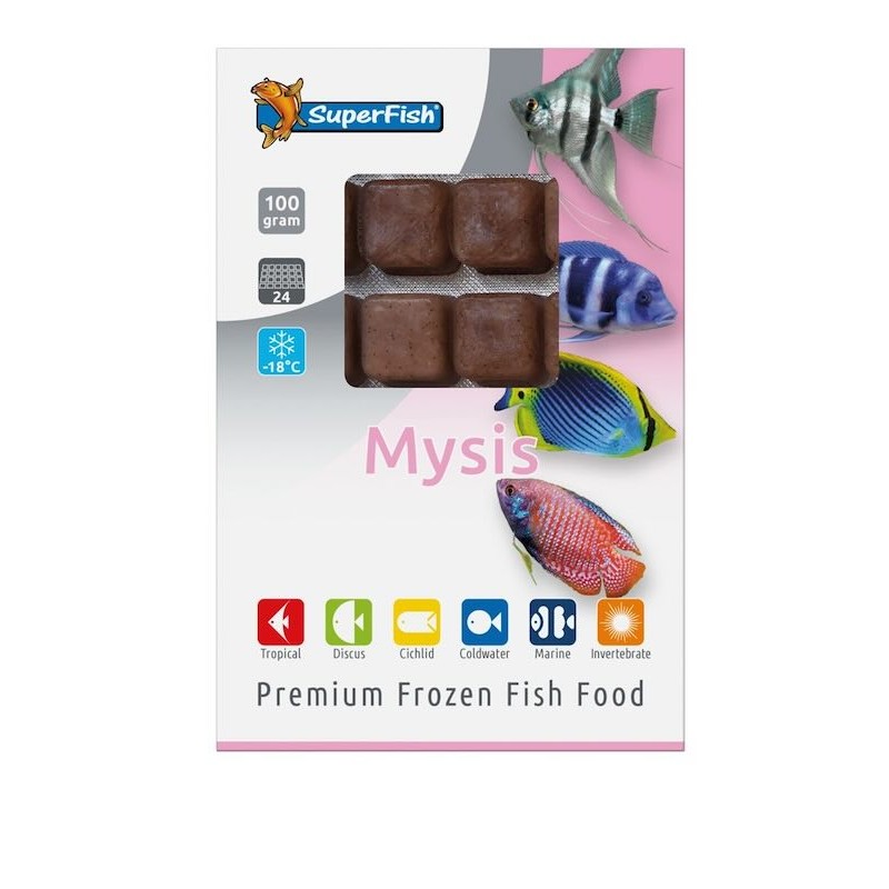 Mysis congelée 100 g pour aquarium