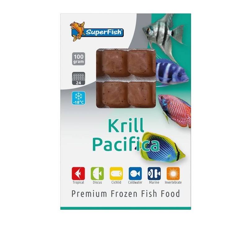 Krill congelé 100 g pour aquarium Krill congelé 100 g pour aquarium