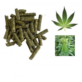 Pellets de chanvre pour crevettes d'aquarium
