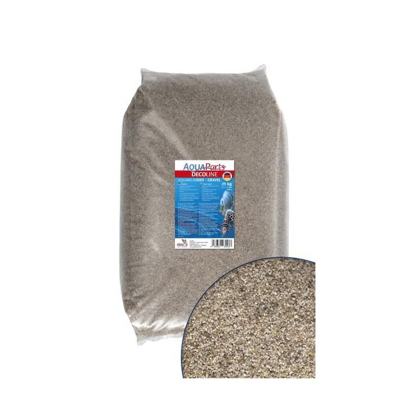 Sable aquarium naturel 0,7–1,2 mm (25 kg)