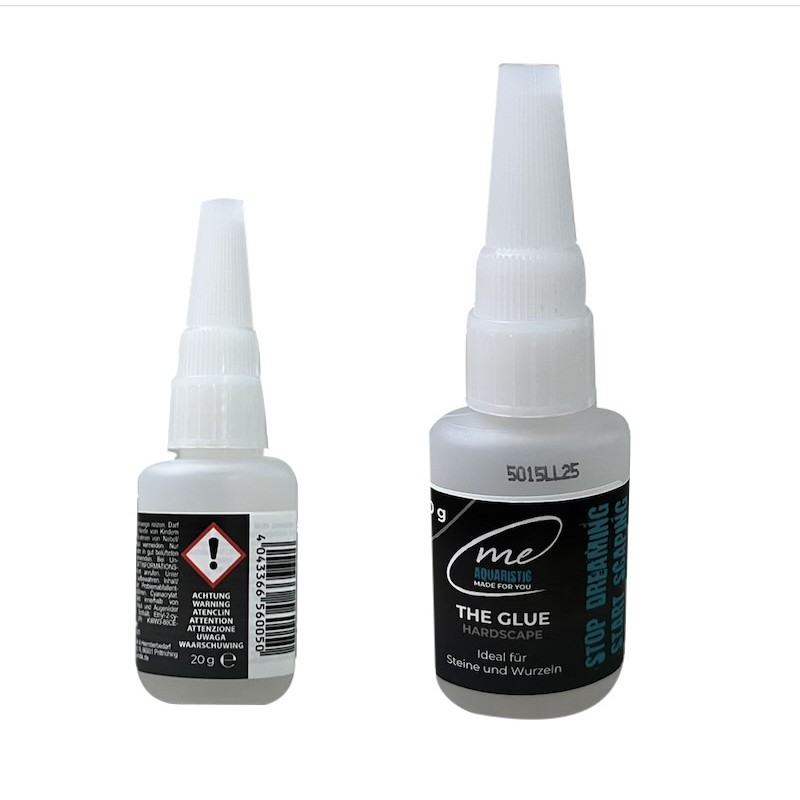 Colle pour racine et pierre d'aquarium