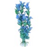 Plante artificielle bleue et verte