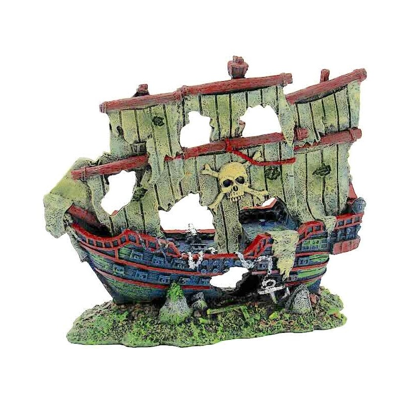 Bateau pirate M pour aquarium