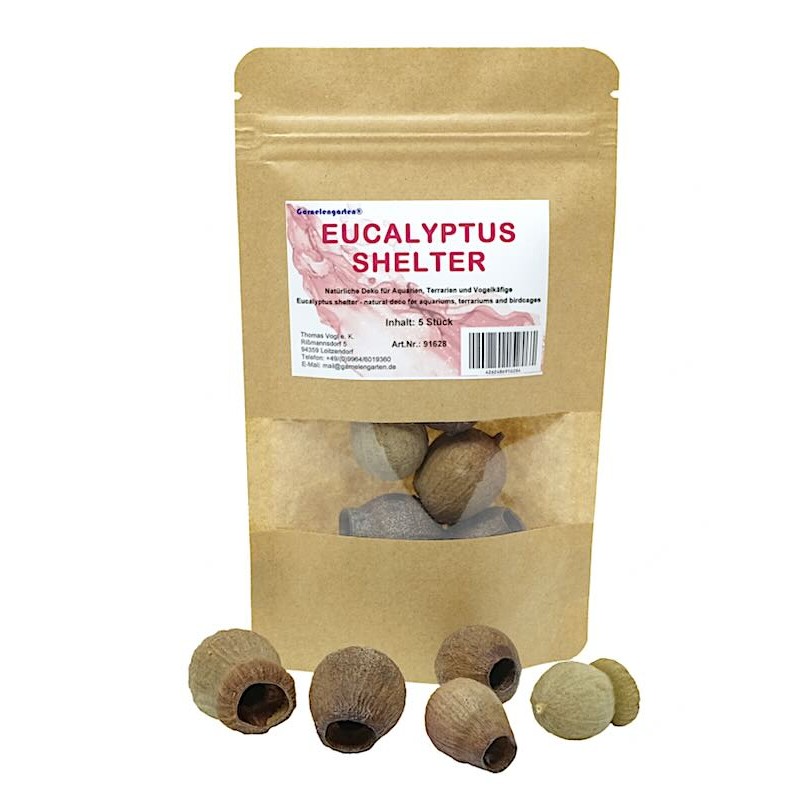 Abri en eucalyptus aquarium