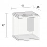 Mesures Aquarium Juwel Vio Cube