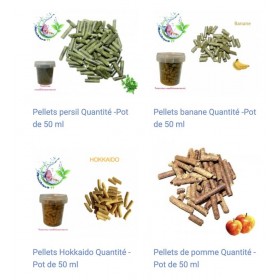 Lot de pellets vitaminés pour crevettes