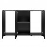 Meuble d'aquarium Opti Set 240 noir intérieur