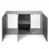 Meuble aquarium Glossy 150 ouvert