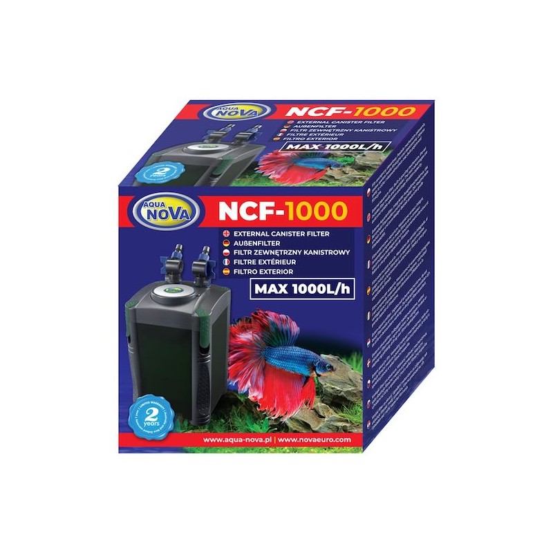 Filtre extérieur aquarium nova 1000