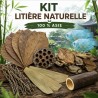 Kit litière naturelle 100 % Asie
