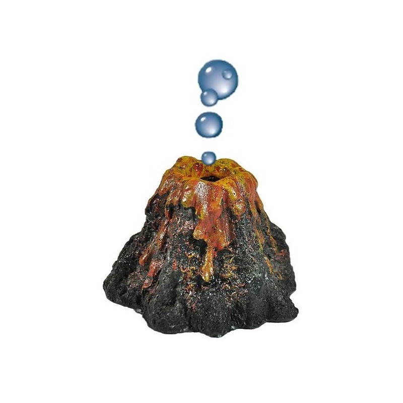 Volcan bulleur d'aquarium