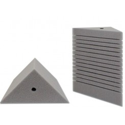 Mousse triangle de 10 × 10 × 15 cm