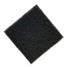 Mousse noire 10 PPI pour aquarium de 50 x 50 x 5 cm