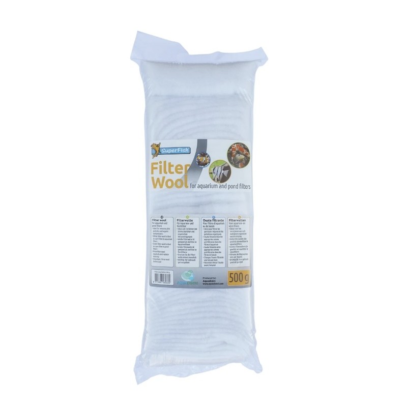 Ouate Blanche 500 g pour aquarium