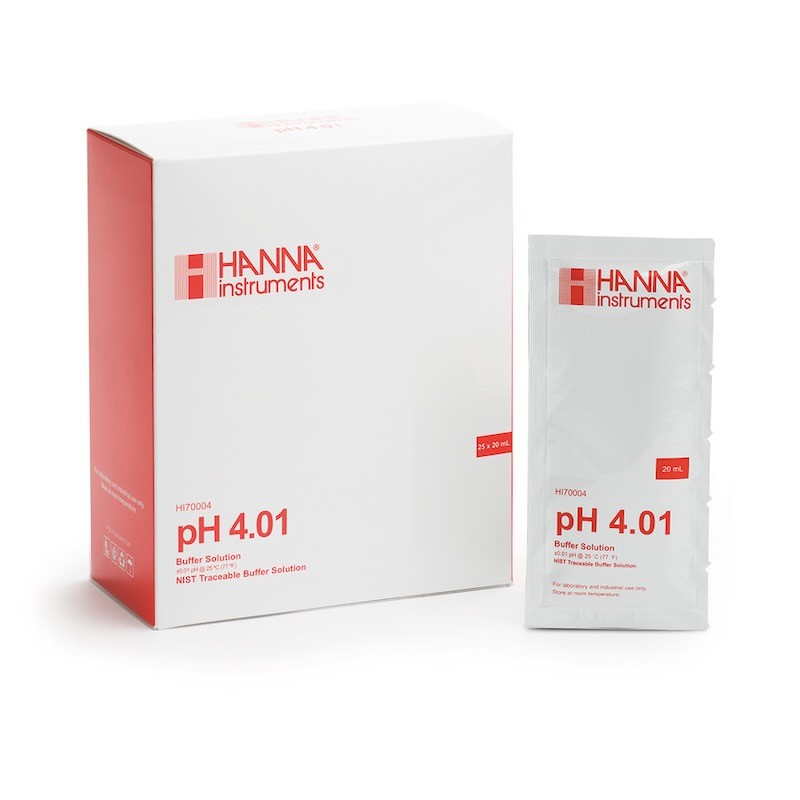 Solution d'étalonnage HANNA pH 4.01