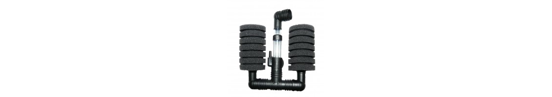 Filtres exhausteurs ventouse aquarium