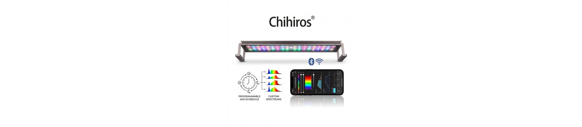 Rampes LED Chihiros programmables